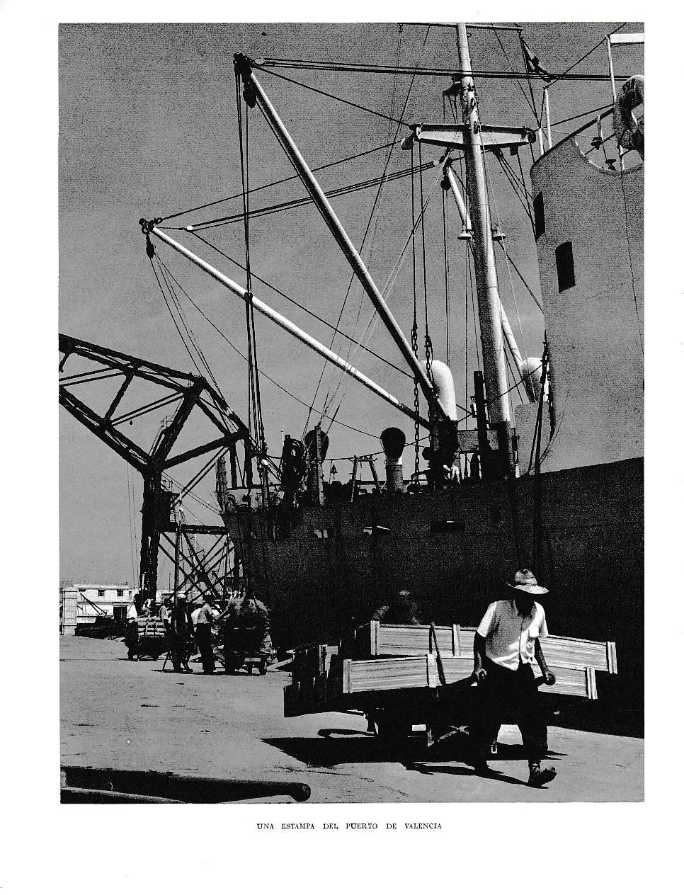 LAMINA 5941: Estampa del Puerto de Valencia