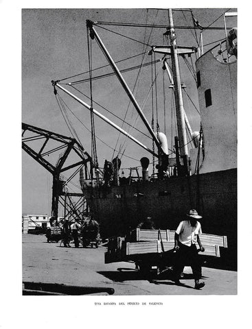 LAMINA 5941: Estampa del Puerto de Valencia