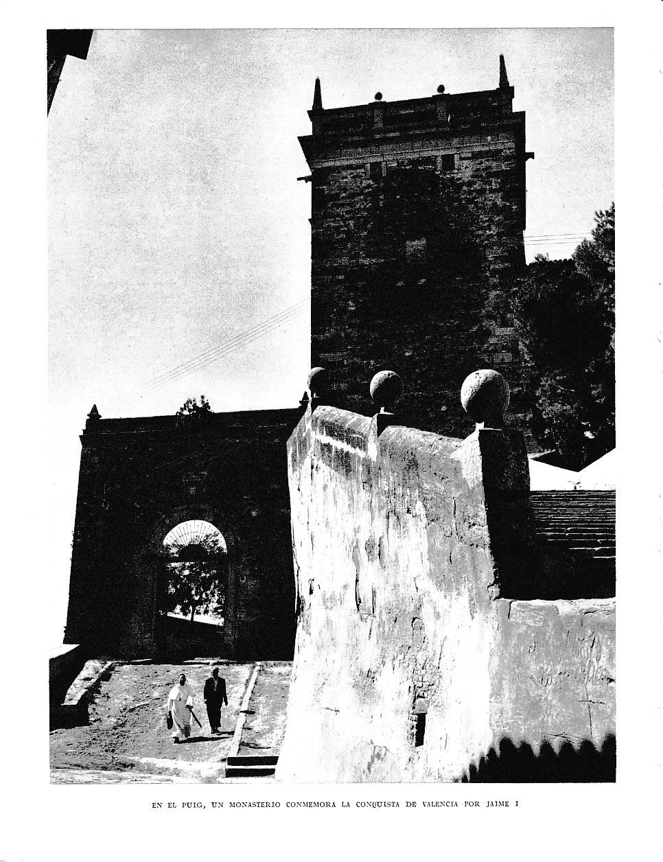 LAMINA 5944:En el Puig un monasterio conmemora la conquista de Valencia por Jaume I