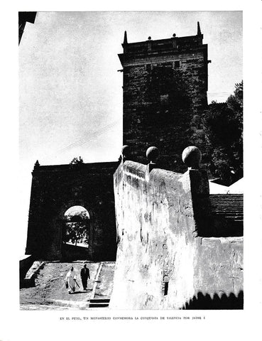 LAMINA 5944:En el Puig un monasterio conmemora la conquista de Valencia por Jaume I