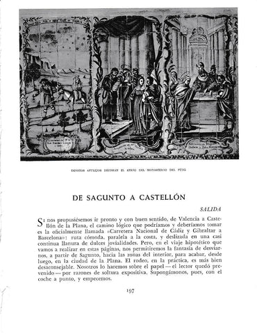 LAMINA 5945: Devotos azulejos del atrio del Monasterio del Puig