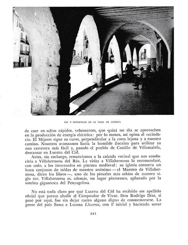 LAMINA 5956: Soportales plaza de Llucena