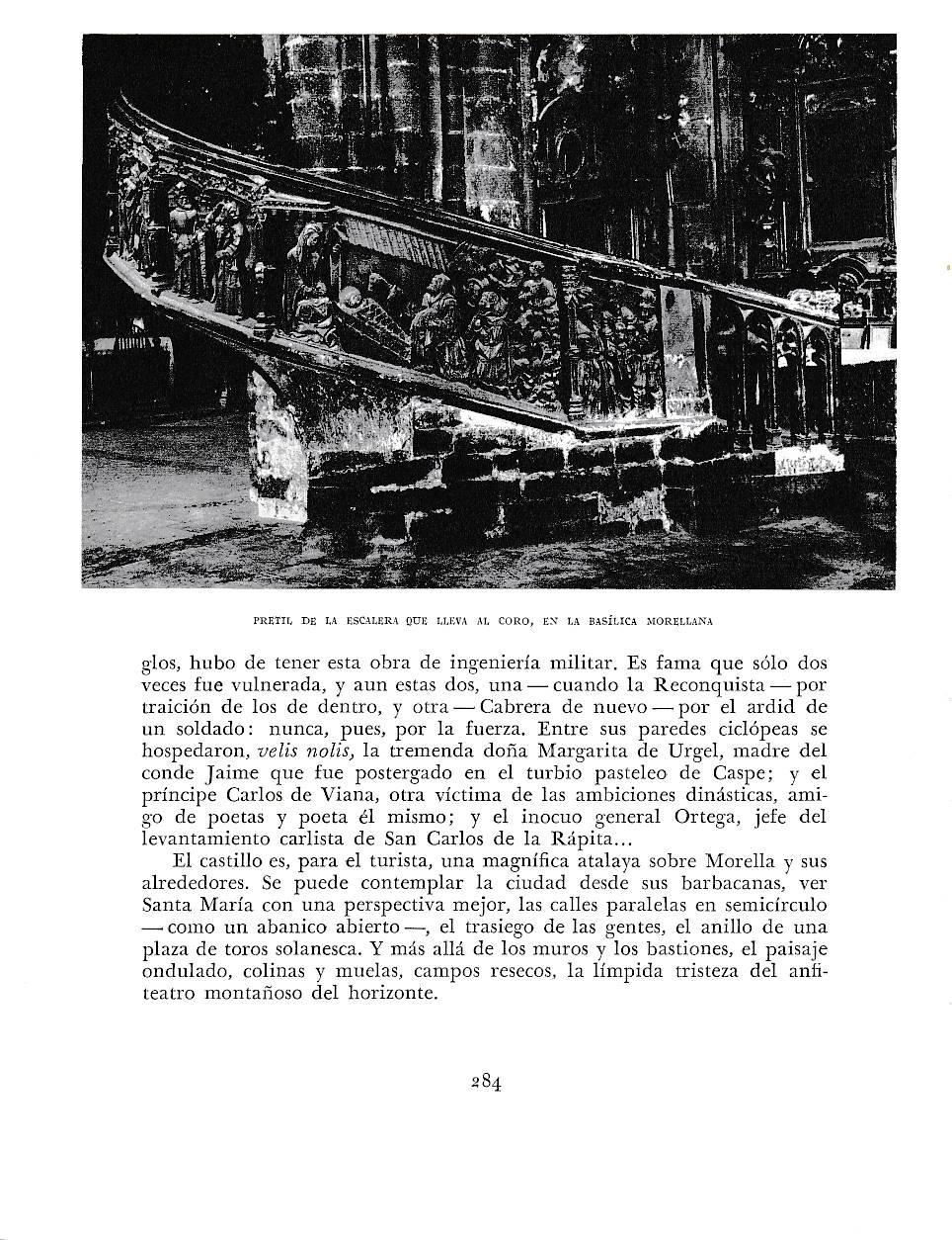 LAMINA 5989: Petril de la escalera del coro en la Basilica de Morella