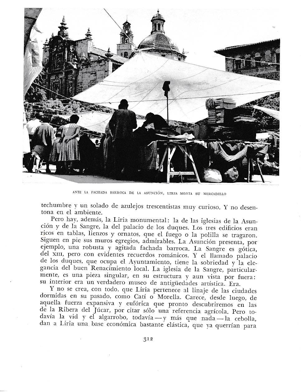 LAMINA 6002: Mercadillo ante la Ascension de Liria