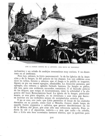 LAMINA 6002: Mercadillo ante la Ascension de Liria