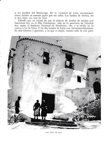 LAMINA 6003: Calle tipica de Liria