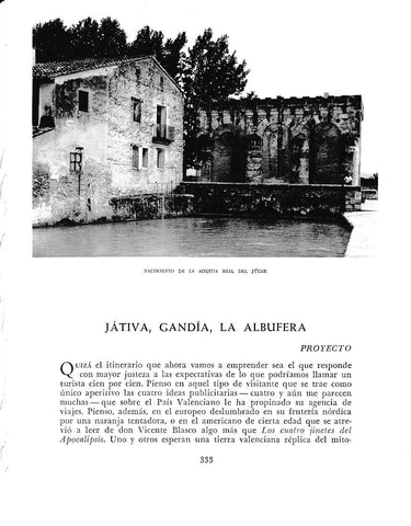 LAMINA 6012: Nacimiento de la Acequia Real del Jucar