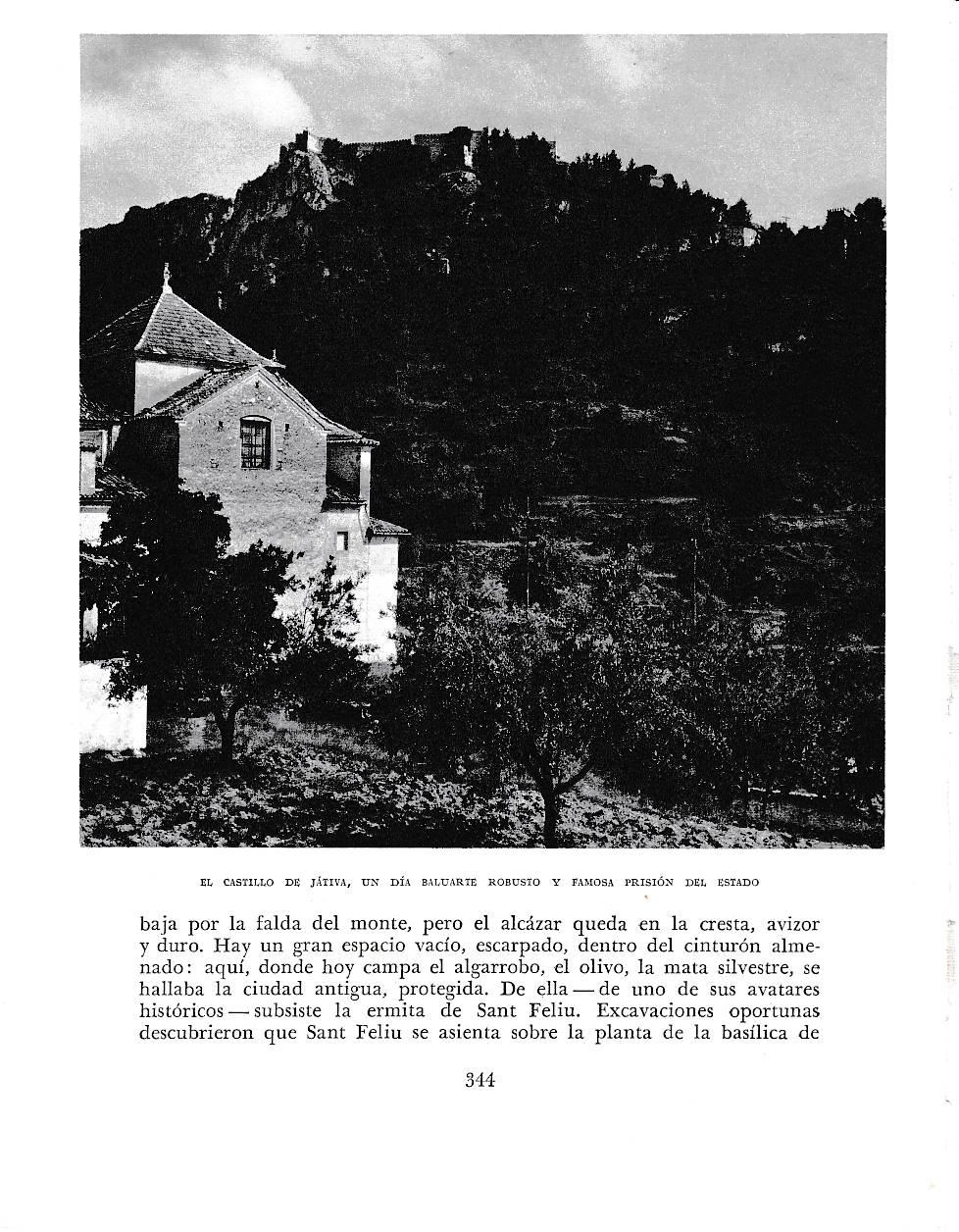 LAMINA 6015: Castillo de Jativa baluarte y famosa priesion del estado