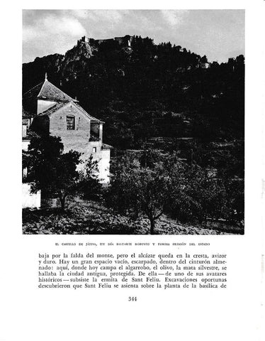 LAMINA 6015: Castillo de Jativa baluarte y famosa priesion del estado
