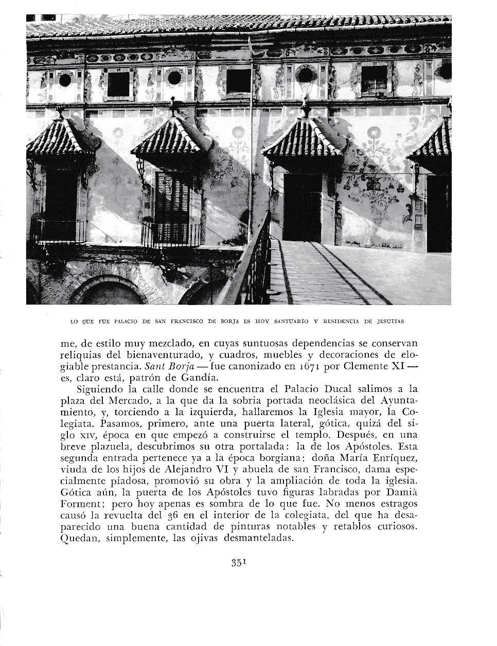 LAMINA 6018: Palacio de San Francisco de Borja hoy residencia jesuitas