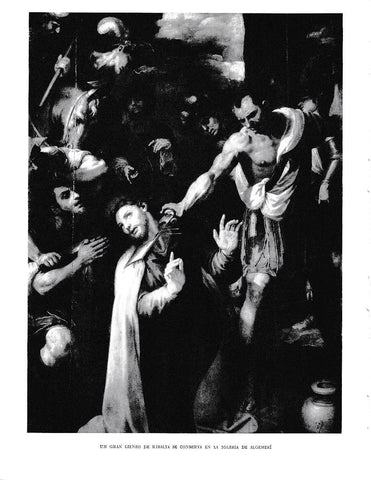LAMINA 6022: Lienzo de Ribalya en la Iglesia de Algemesi