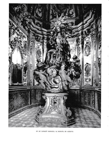LAMINA 6042: Camarin Barroco patrona Alicante