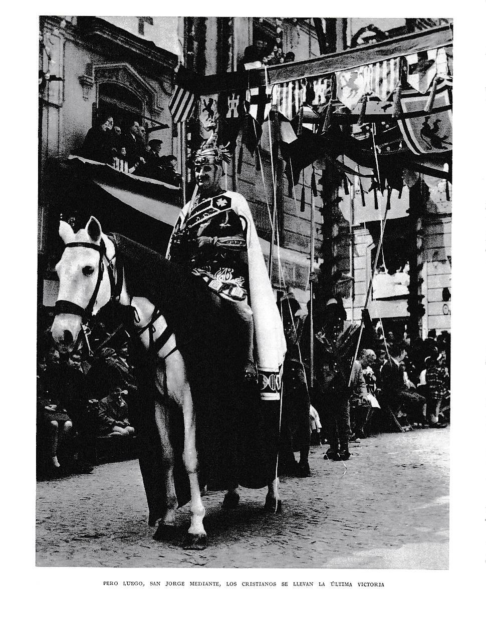 LAMINA 6053: San Jorge en los Moros y Cristianos de Alcoy