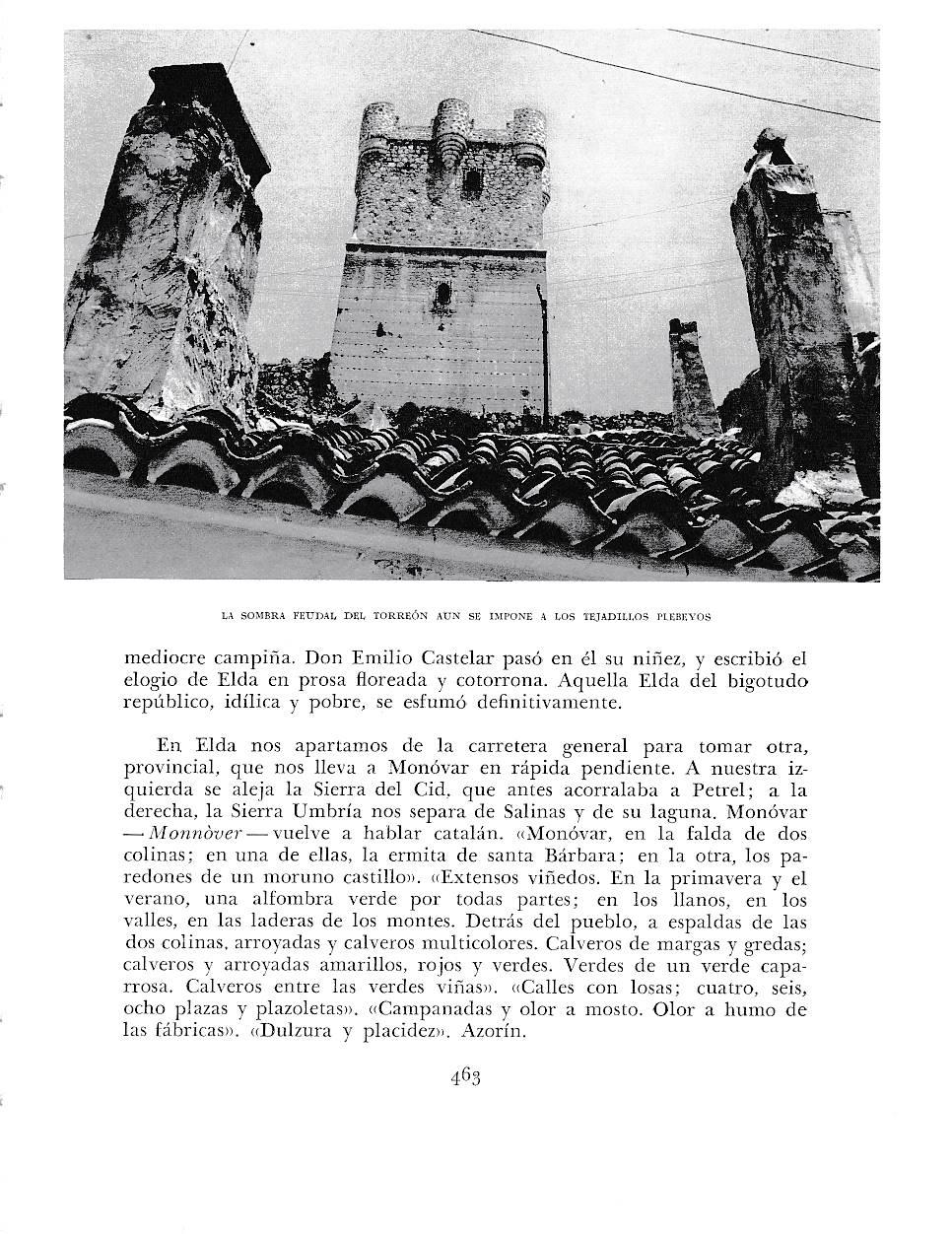 LAMINA 6063: Torreon feudal se impone a los tejadillos plebeyos