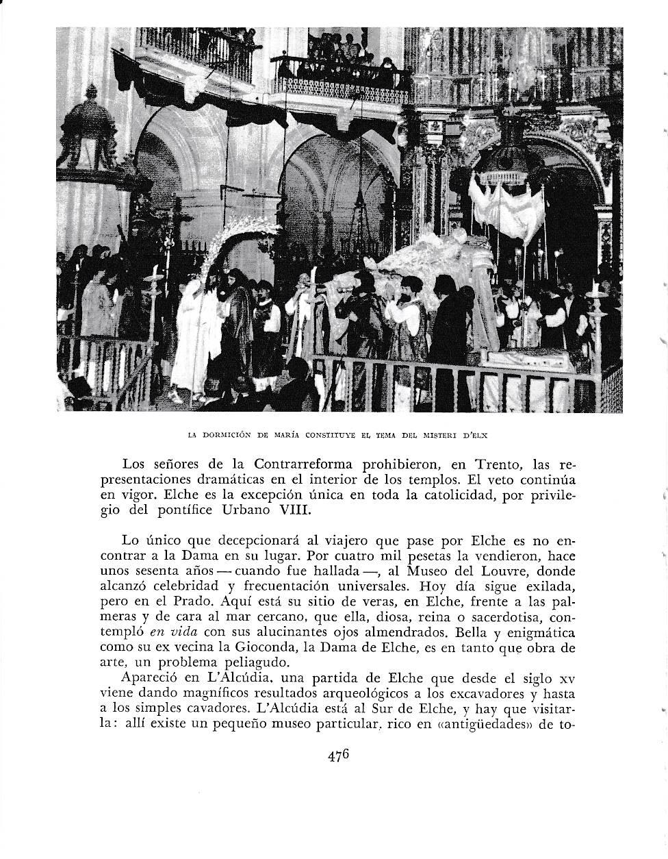 LAMINA 6069: La Dormicion de Maria en el Misteri d Elx