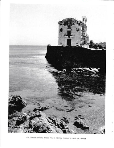 LAMINA 6080: Iglesia roida por el viento preside Tabarca