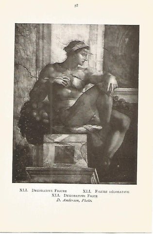Lamina 954: MIGUEL ANGEL. Figura decorativa