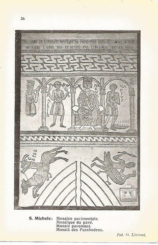 Lamina 656: PAVIA. Iglesia de San Miguel. Mosaico