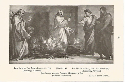 Lamina 768:ANDREA DE SARTO. Vida de San Juan Gualberto