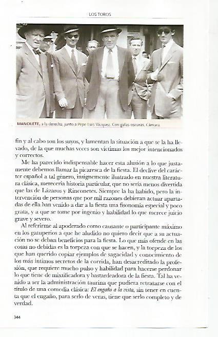 LAMINA COSSIO 50383: Manolete Pepe Luis Vazquez y Camara