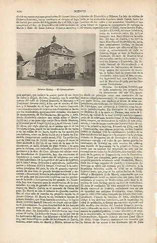 LAMINA ESPASA 19638: Ayuntamiento de Schwyz Suiza