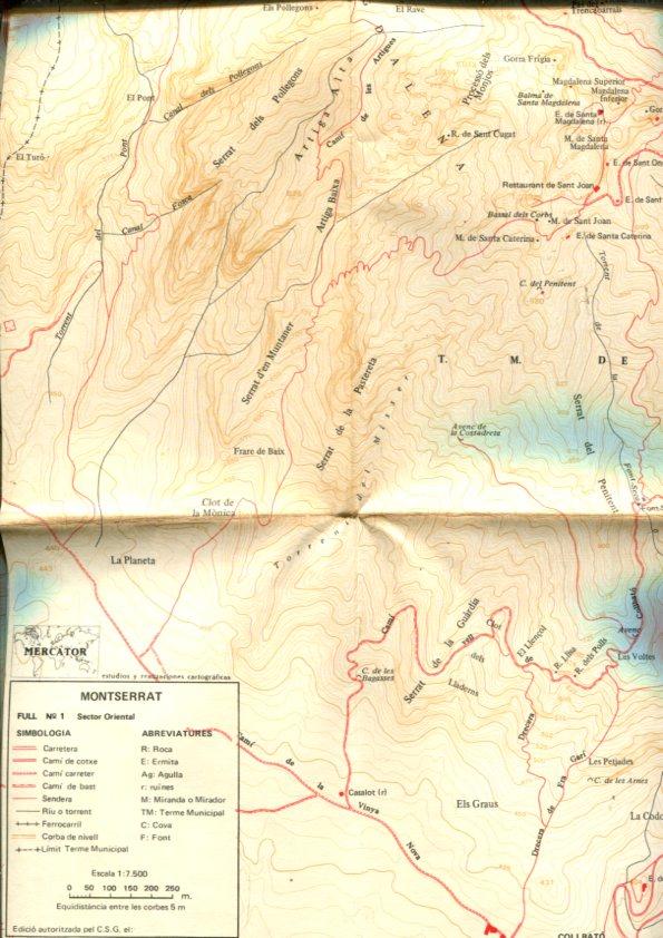 Coleccio Caval Bernat numero 03: Camins i Canals de Montserrat