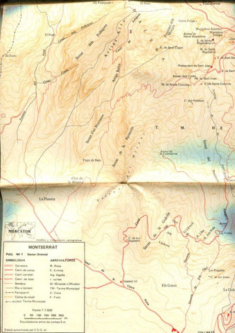 Coleccio Caval Bernat numero 03: Camins i Canals de Montserrat