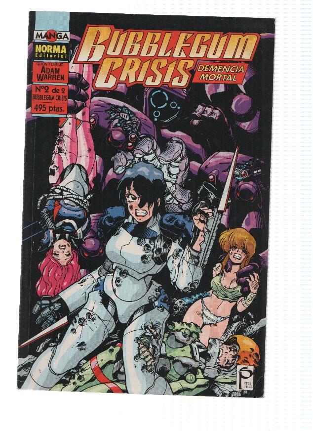 BUBBLEGUM CRISIS: Demencia Mortal, Numero 02 de 02 (Norma Editorial 1995)