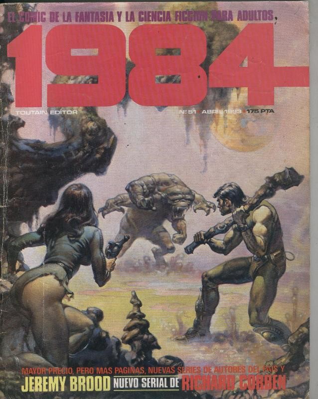 1984 numero 51: Azpiri, Rafa Negrete, Frank Thorne, etc