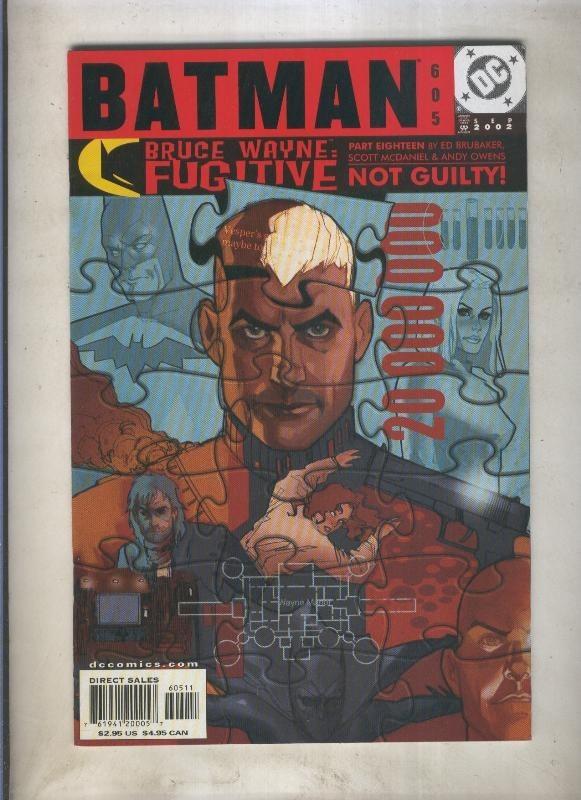 Batman numero 605, septiembre 2002