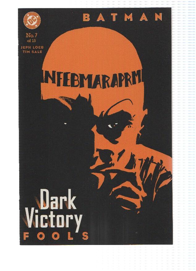 BATMAN: DARK VICTORY, Volume 1 Numero 07: Fools (DC Comics)