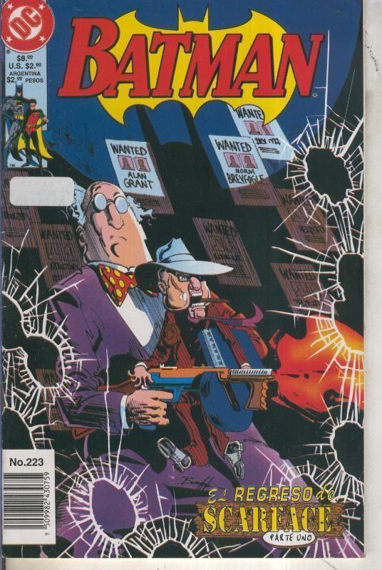 Batman numero 223: El regreso de Scarface