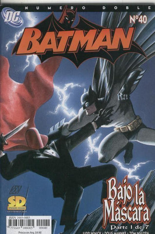 Batman numero 40: Bajo la mascara