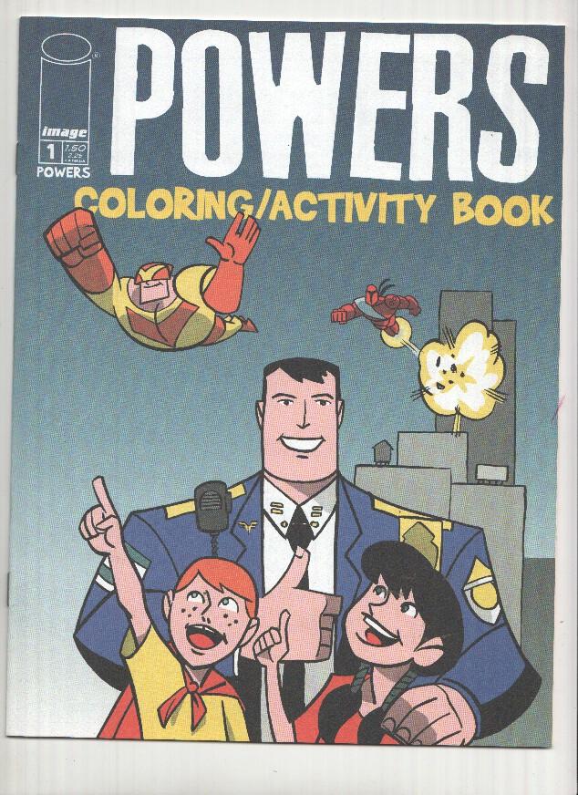 POWERS: Coloring - Activity Book: Number 01 (Image 2001)