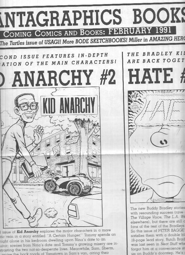 FANTAGRAPHICS BOOKS, Coming Comics: February 1991 (Next Releases Magazine)