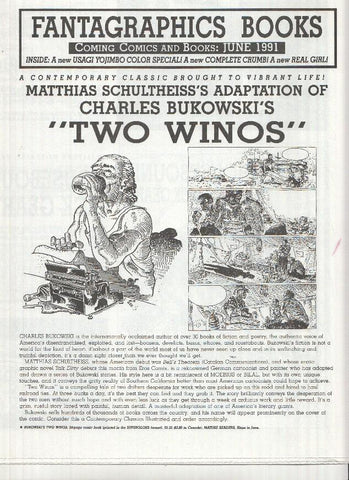 FANTAGRAPHICS BOOKS, Coming Comics: June 1991 (Next Releases Magazine)