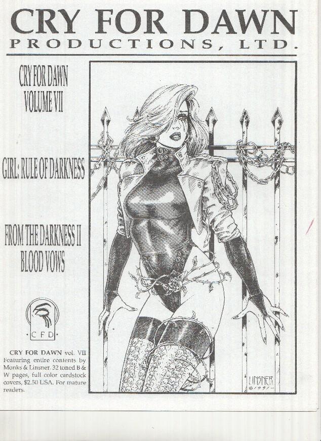 CRY FOR DAWN Productions Ltd.: March 1991 (Previewing Releases Magazine 1992)