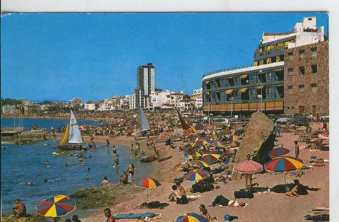 Postal 08008 : Lloret de Mar: vista de la playa