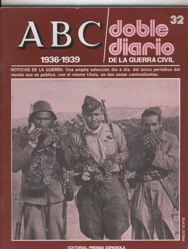 ABC doble diario de la guerra civil fasciculo 32: 3 al 12 de junio de 1937