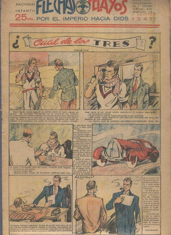 Flechas y Pelayos numero 139 del  3.agosto.1941