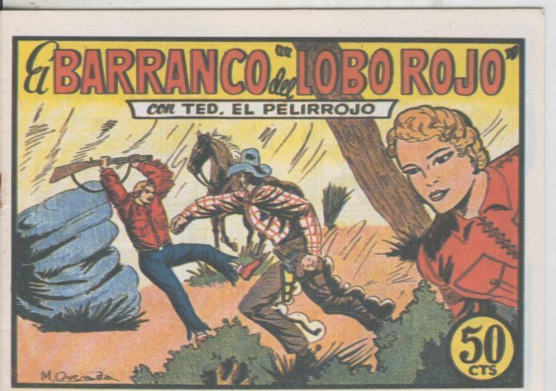 Ted el pelirrojo facsimil numero 04: El barranco del lobo rojo