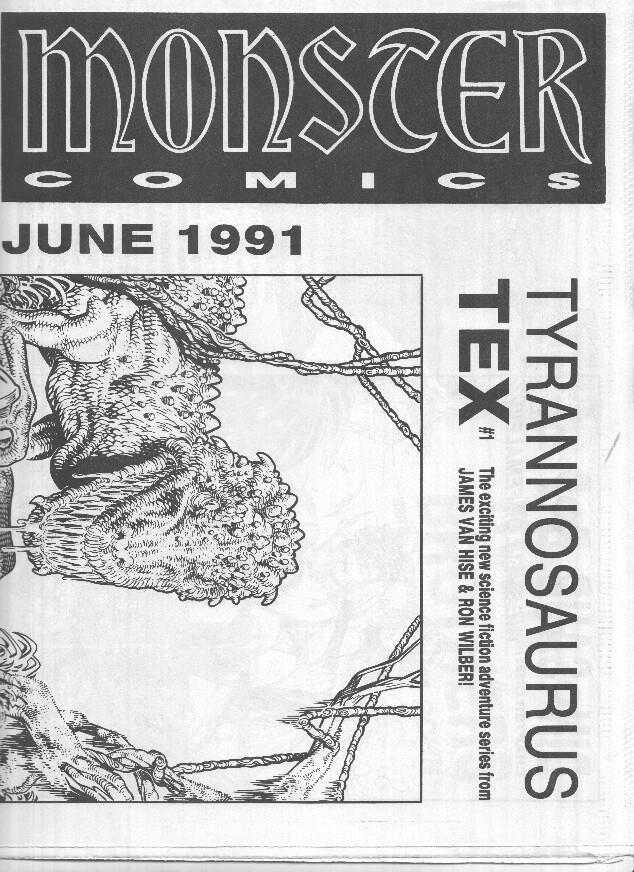 MONSTER COMICS - June 1991 (New Releases of Monster Comics)