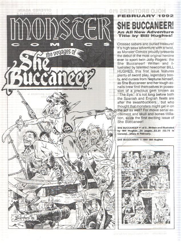 MONSTER COMICS - February 1992 (New Releases of Monster Comics)