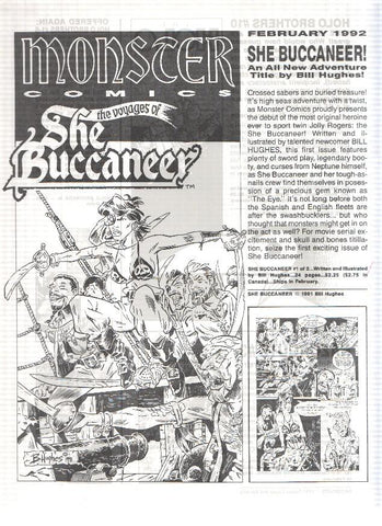 MONSTER COMICS - February 1992 (New Releases of Monster Comics)
