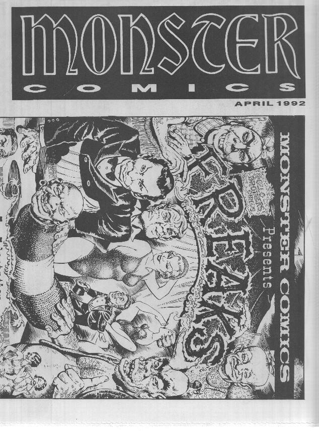 MONSTER COMICS - April 1992 (New Releases of Monster Comics)
