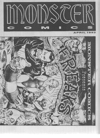 MONSTER COMICS - April 1992 (New Releases of Monster Comics)