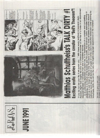 EROS COMIX - June 1991 (New Releases from Eros Comix)