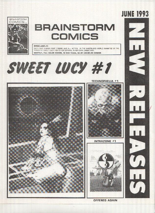 BRAINSTORM COMICS - June 1993 (News Releases from Brainstorm Comics)