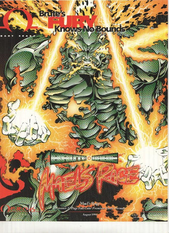 Lamina Publicitaria: OMINOUS PRESS - Bart Sears: August 1994: MAELS RAGE (New Releases Ominous Press)