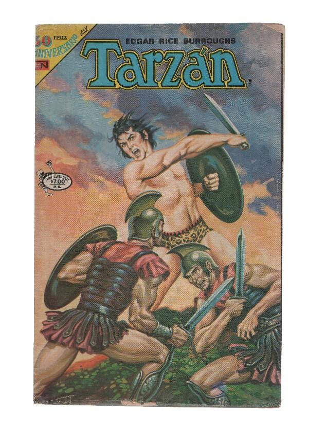 TARZAN - Serie Avestruz, Año VI Numero 3-111: EL GLADIADOR DE A-LUR (NOVARO 1981)